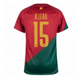 Portugal Rafael Leao #15 Hemmakläder VM 2022 Kortärmad